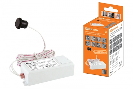 TDM ELECTRIC SQ0324-0034 Датчик движения коротк.дист. ДДК-02 (откр.-закр.) 500Вт, 6см, IP20, 230В, TDM